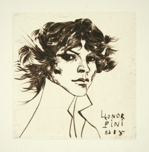 Gravure Leonor Fini, 1968